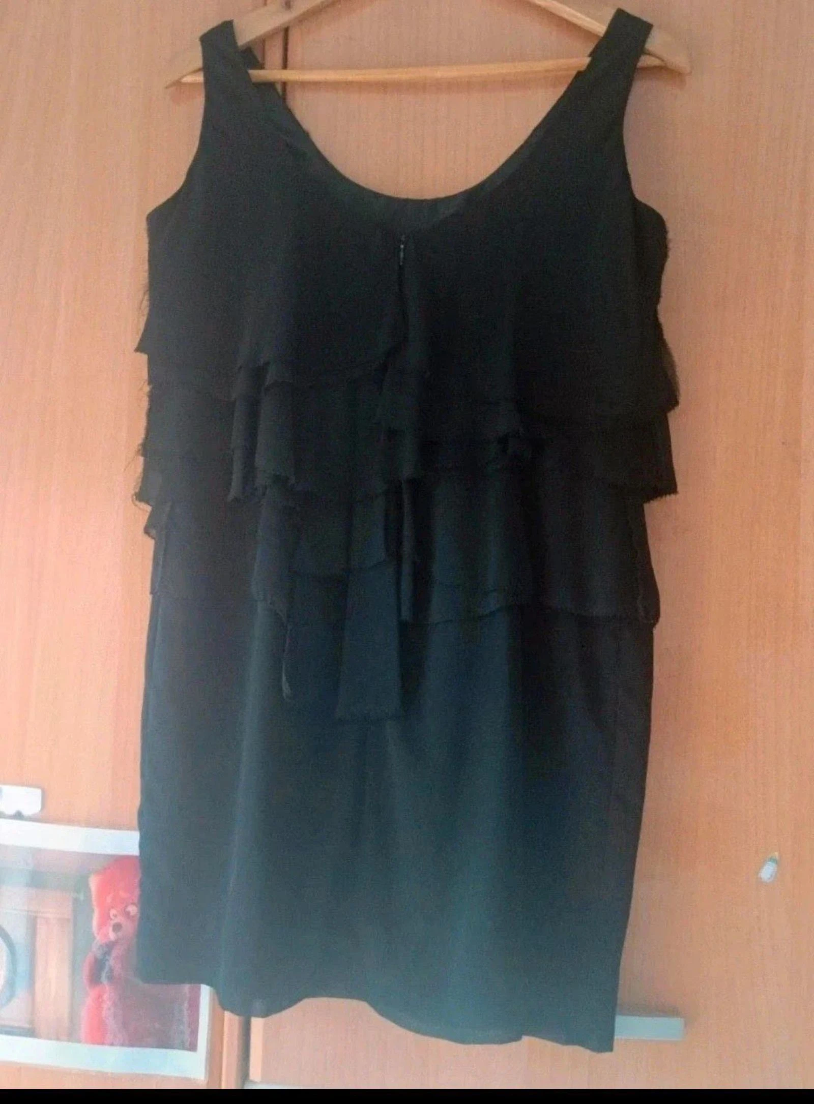 🖤 LITTLE BLACK DRESS DE VOLANTES - ZARA (TALLA L) 🖤 – photo 4